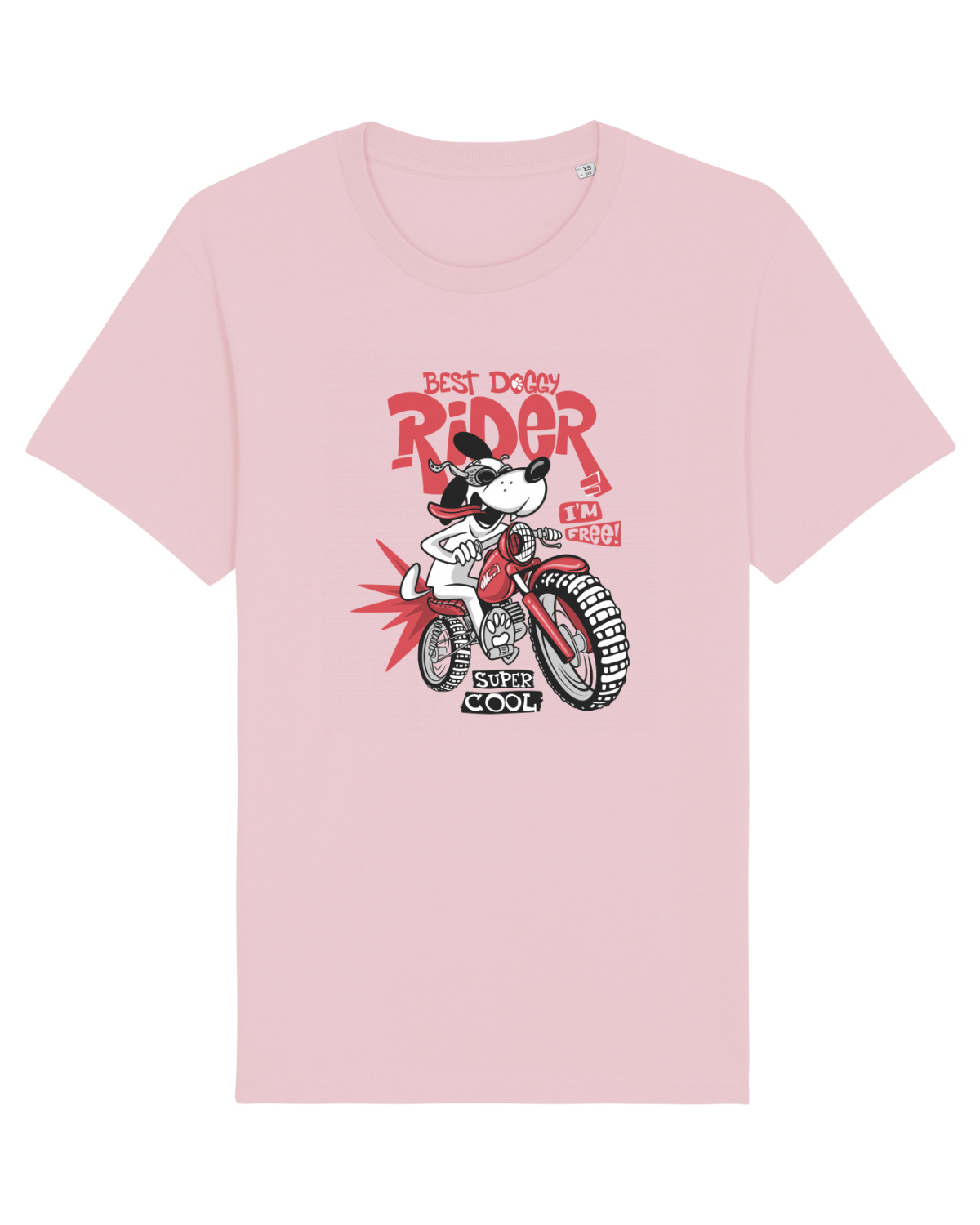 Tricou mânecă scurtă Unisex Rocker Cotton Pink