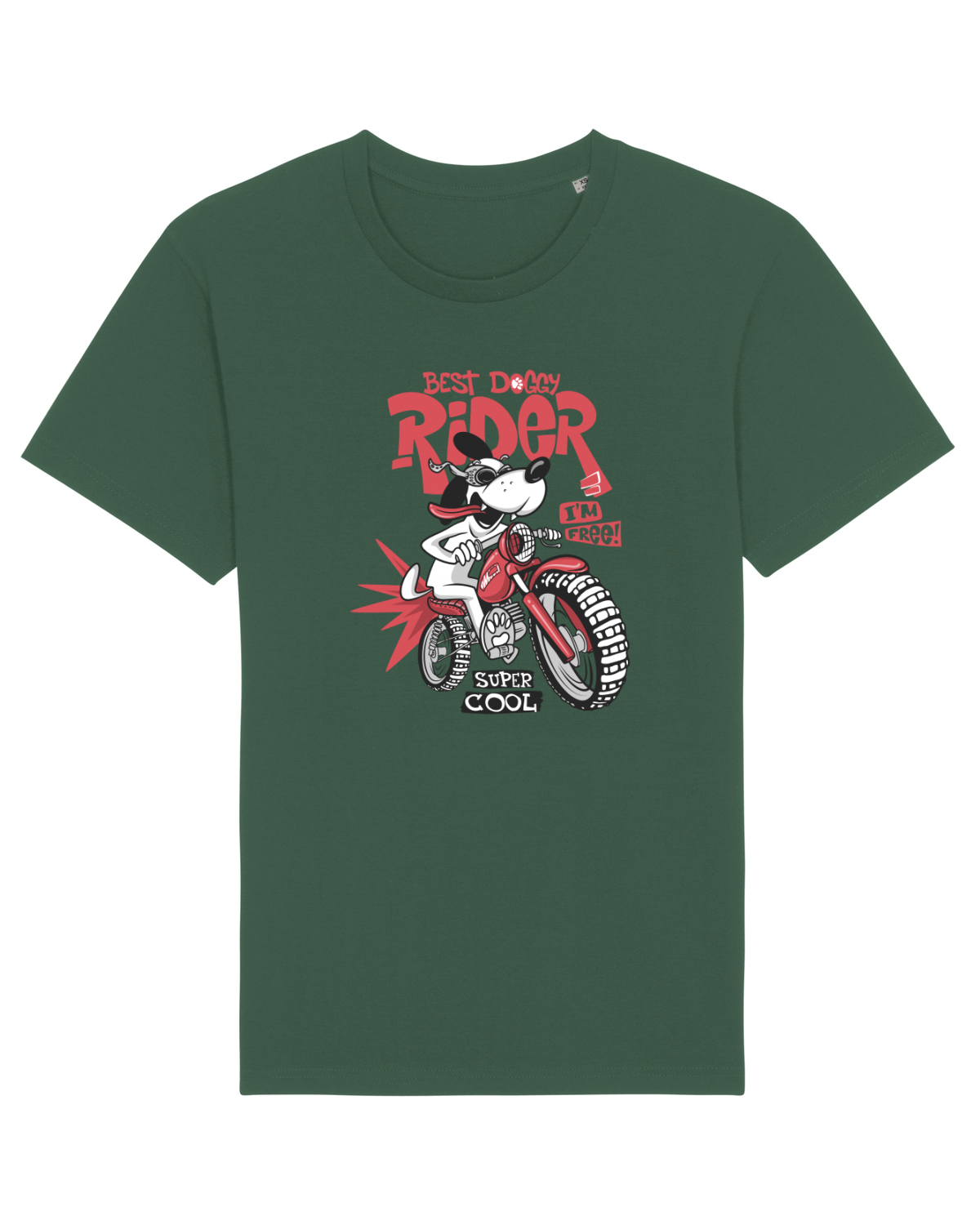 Tricou mânecă scurtă Unisex Rocker Bottle Green