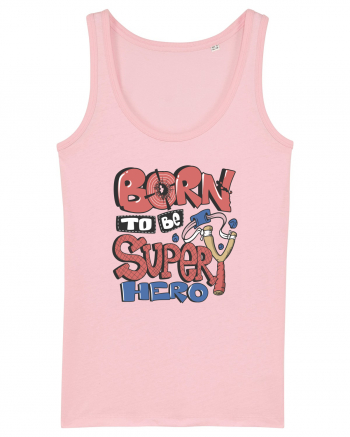 Born To Be Super Hero Cotton Pink