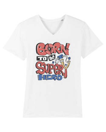 Born To Be Super Hero White