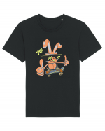 Bunny Skater Tricou mânecă scurtă Unisex Rocker