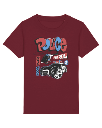 Cool NYC Police Patrol Burgundy
