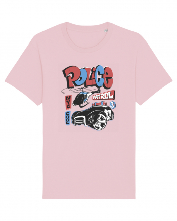 Cool NYC Police Patrol Cotton Pink