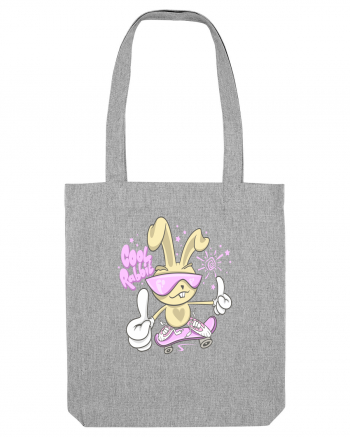 Cool Rabbit On Skateboard Heather Grey
