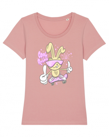 Cool Rabbit On Skateboard Canyon Pink