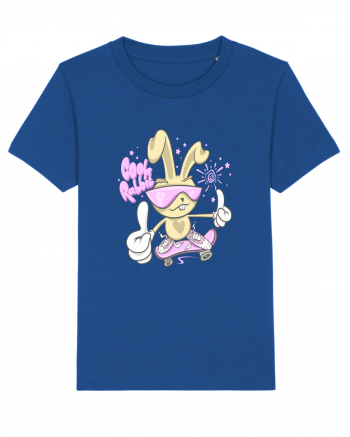 Cool Rabbit On Skateboard Majorelle Blue