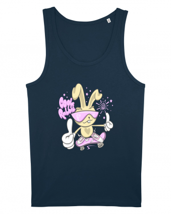 Cool Rabbit On Skateboard Navy