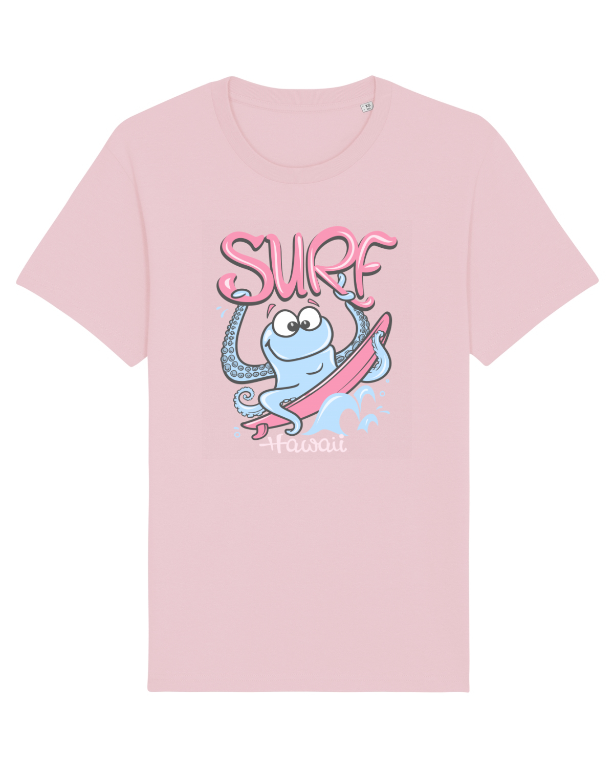 Tricou mânecă scurtă Unisex Rocker Cotton Pink