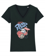 Highway Racer Tricou mânecă scurtă guler V Damă Evoker