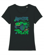 Monster Truck Tricou mânecă scurtă guler larg fitted Damă Expresser