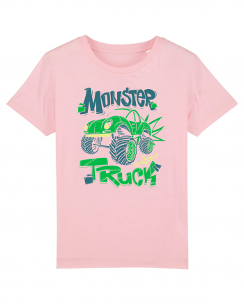 Monster Truck Cotton Pink