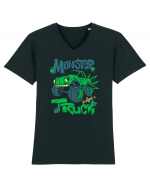 Monster Truck Tricou mânecă scurtă guler V Bărbat Presenter