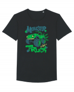 Monster Truck Tricou mânecă scurtă guler larg Bărbat Skater