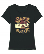 Retro 8 Car Superfast Tricou mânecă scurtă guler larg fitted Damă Expresser