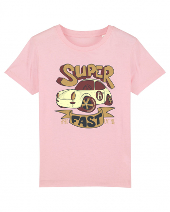 Retro 8 Car Superfast Cotton Pink