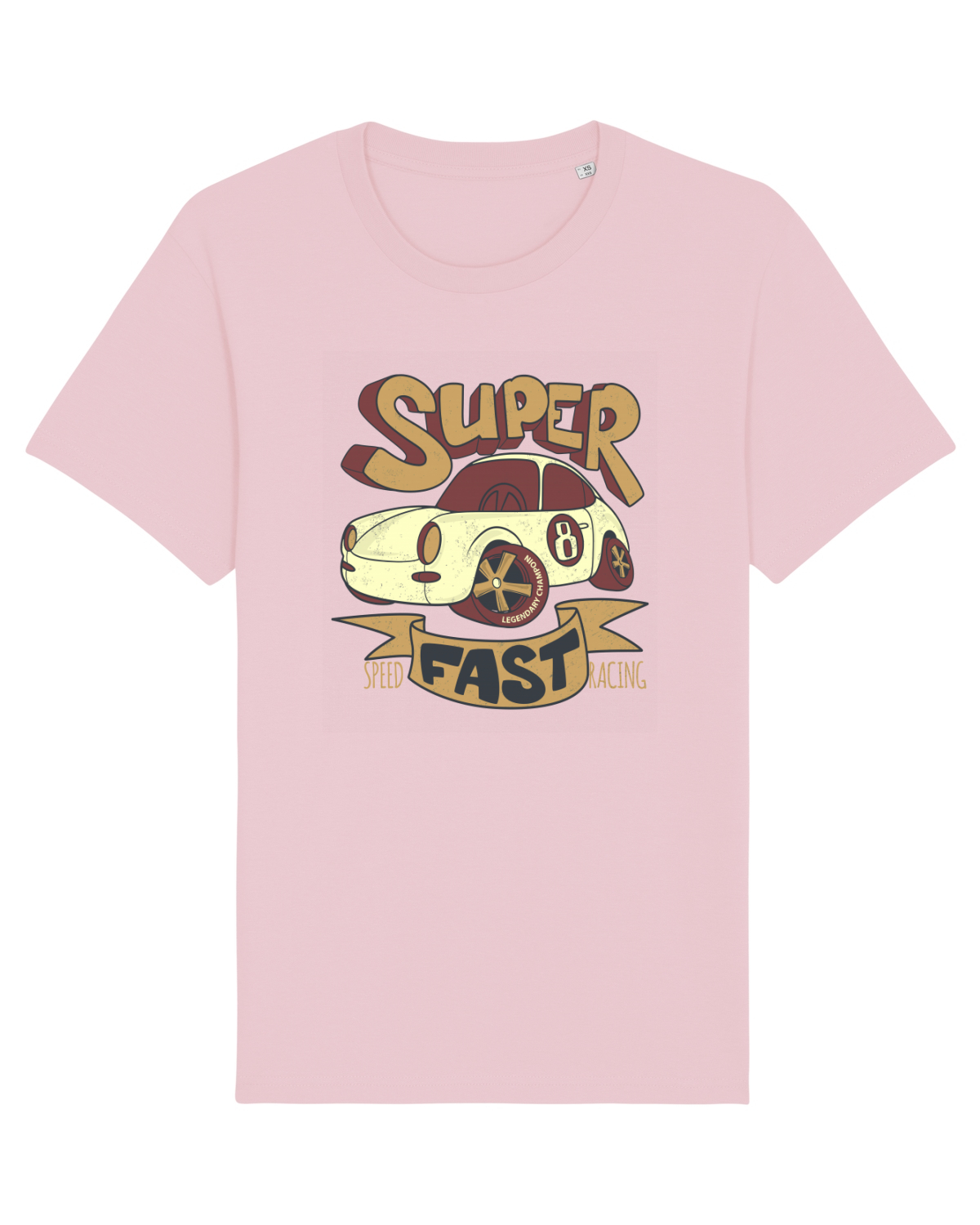 Tricou mânecă scurtă Unisex Rocker Cotton Pink