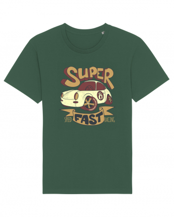 Retro 8 Car Superfast Bottle Green