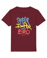 Super Duper Little Bro Tricou mânecă scurtă  Copii Mini Creator