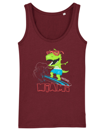 Miami Surfosaurus Burgundy