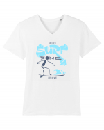 Surf Zone Catch The Wave Tricou mânecă scurtă guler V Bărbat Presenter