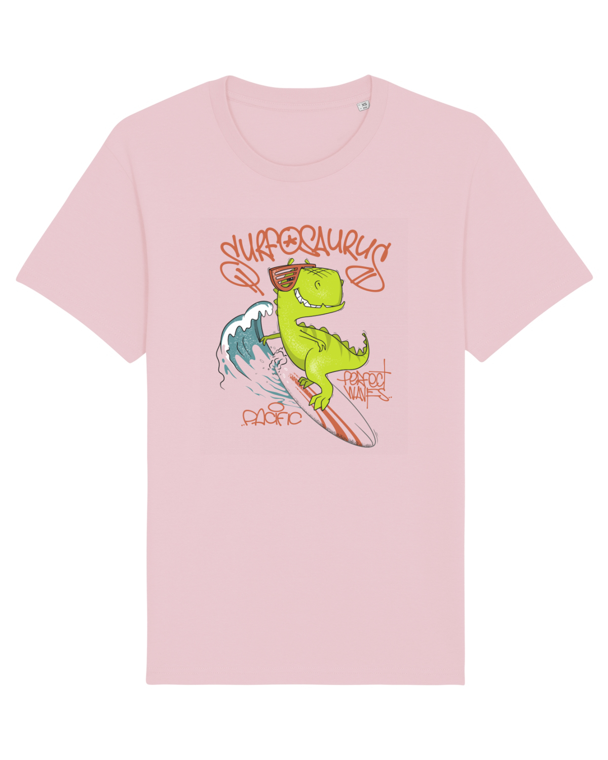 Tricou mânecă scurtă Unisex Rocker Cotton Pink