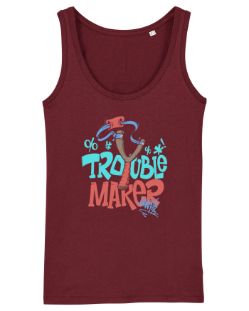 Trouble Maker Burgundy