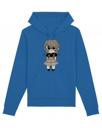 Autumn Little Girl Royal Blue