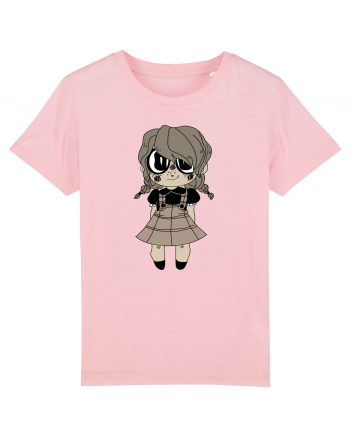 Autumn Little Girl Cotton Pink