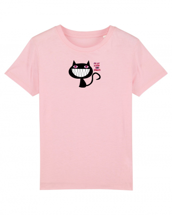 Evil Cat  Cotton Pink