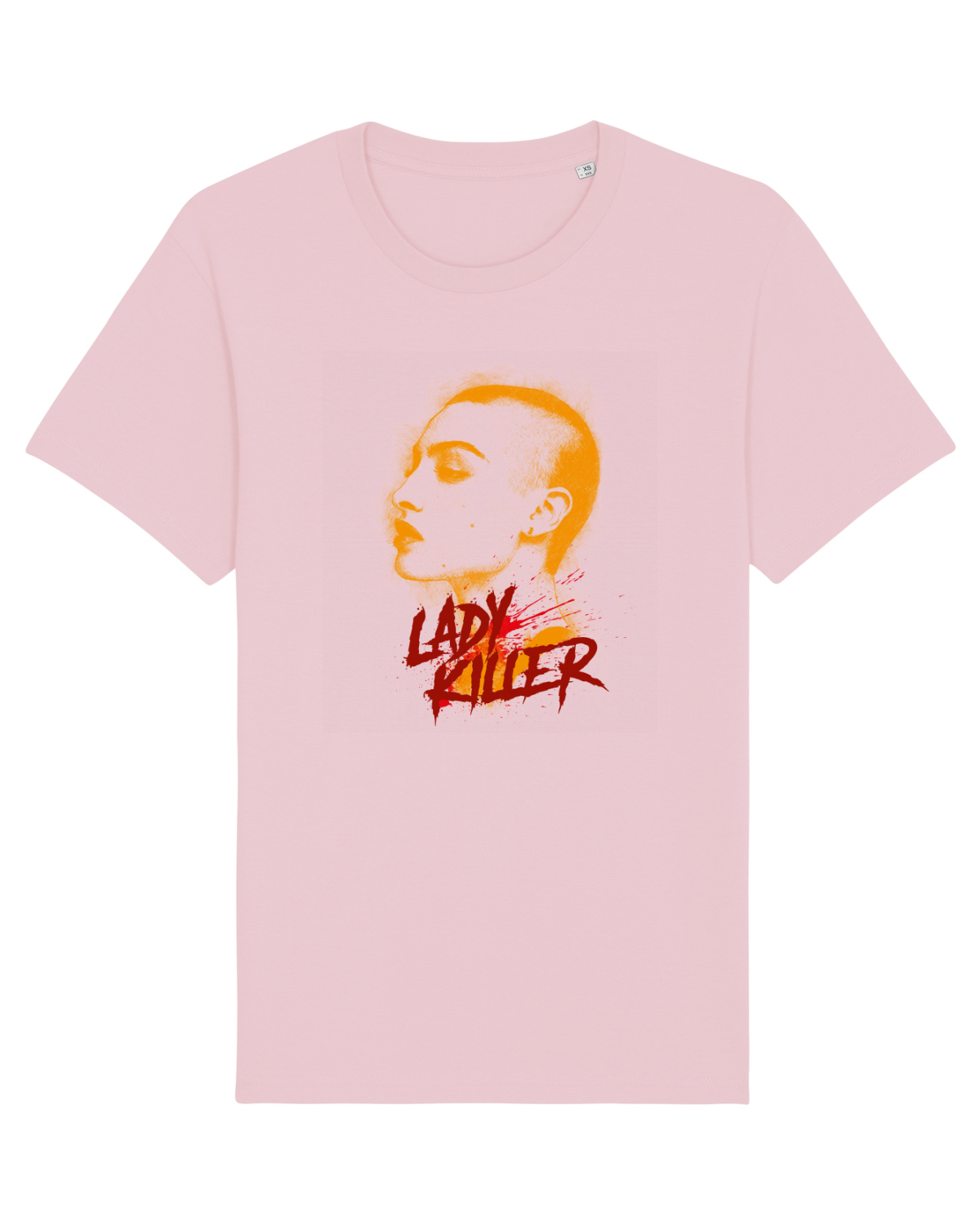Tricou mânecă scurtă Unisex Rocker Cotton Pink