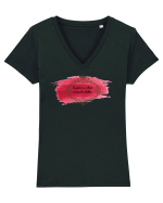 Everything is Coffee Tricou mânecă scurtă guler V Damă Evoker