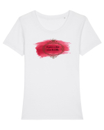 Everything is Coffee Tricou mânecă scurtă guler larg fitted Damă Expresser