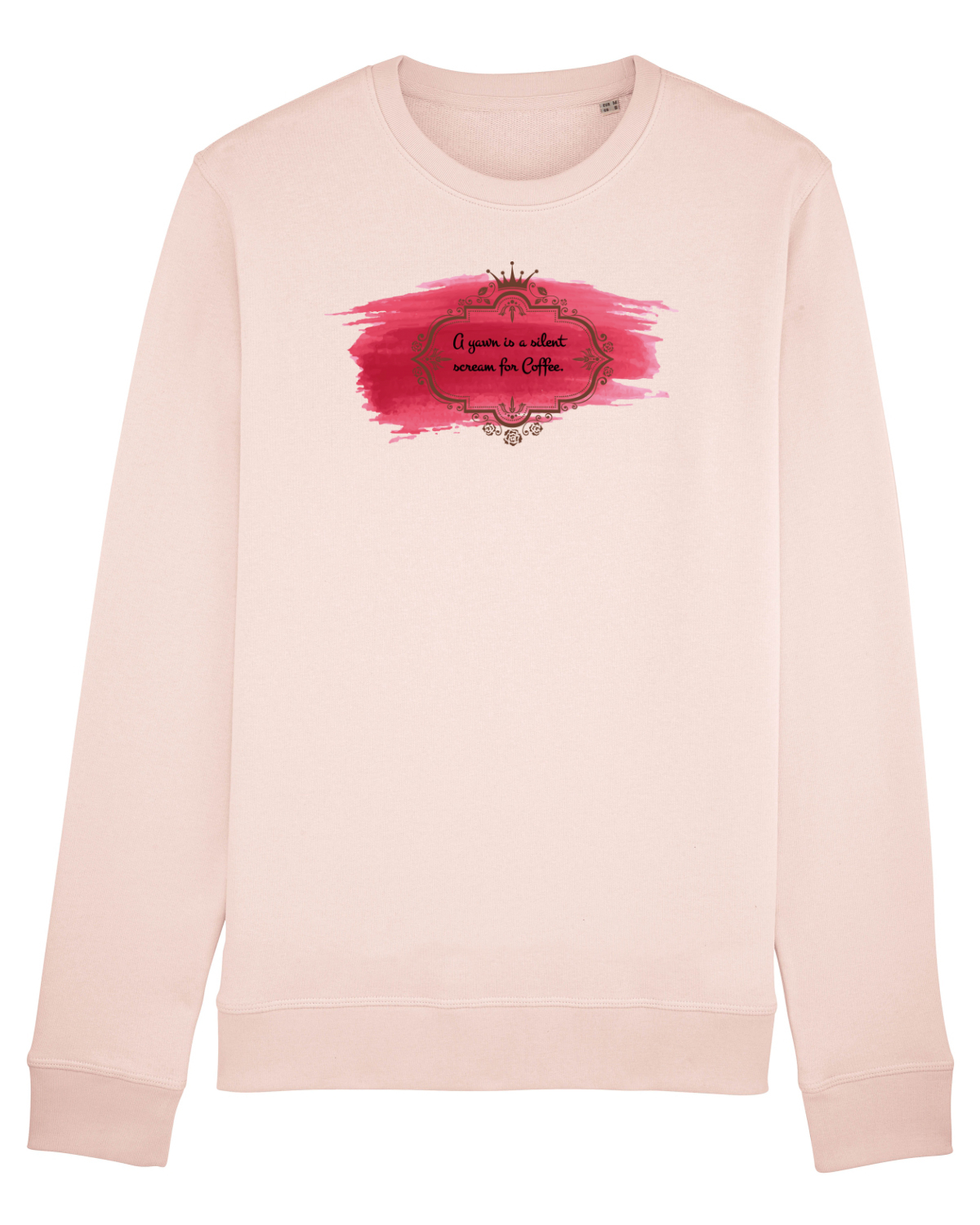 Bluză mânecă lungă Unisex Rise Candy Pink