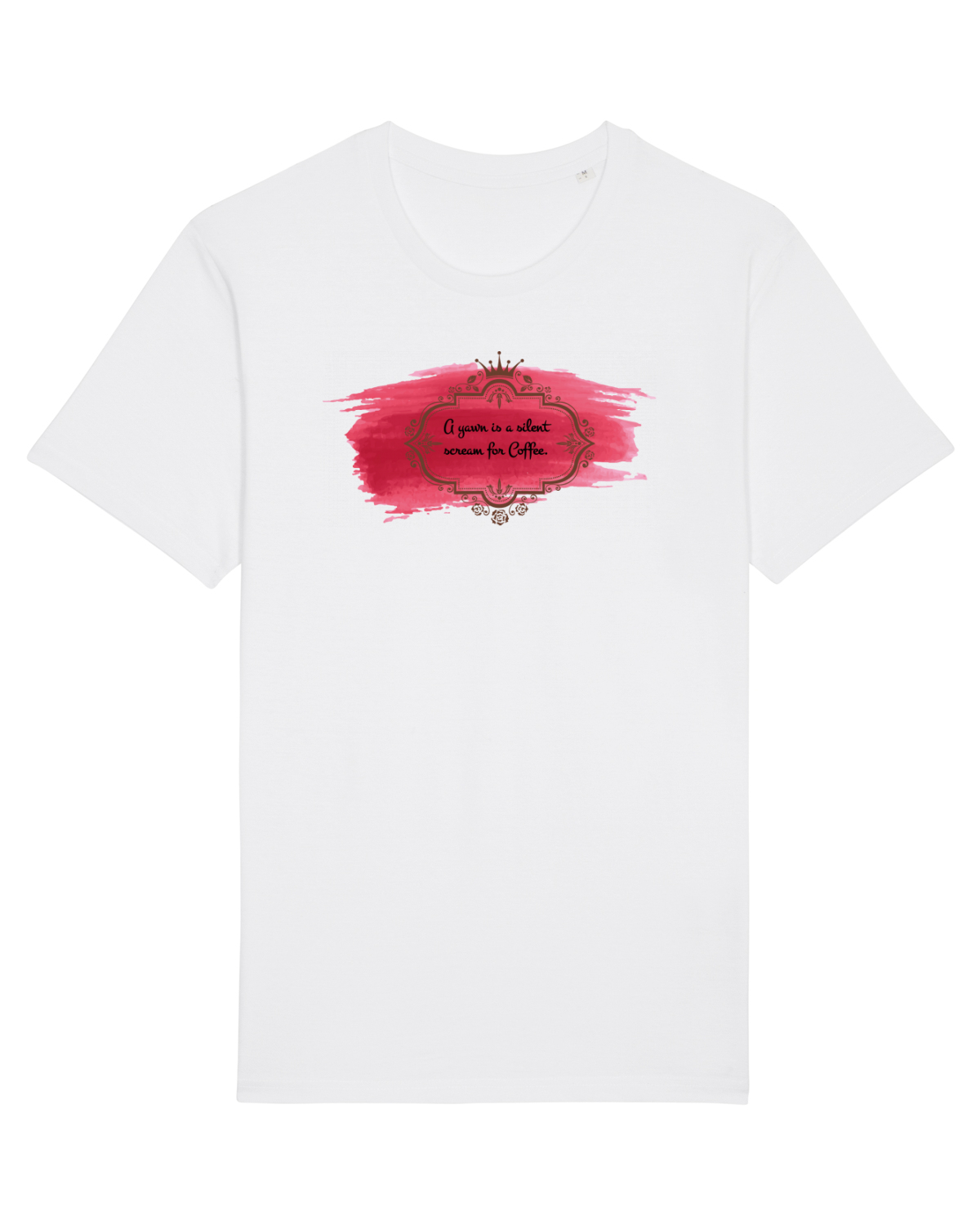 Tricou mânecă scurtă Unisex Rocker White
