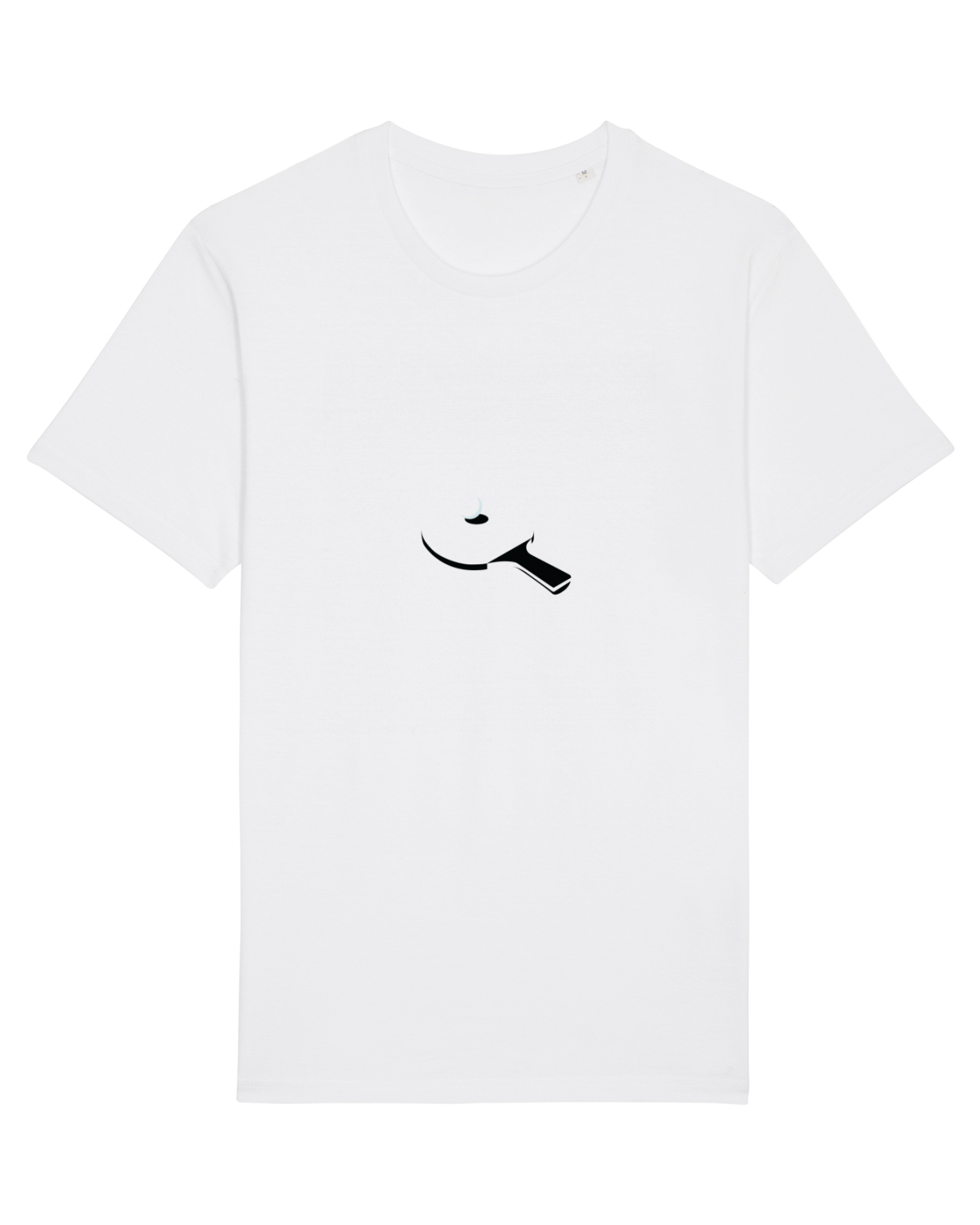 Tricou mânecă scurtă Unisex Rocker White