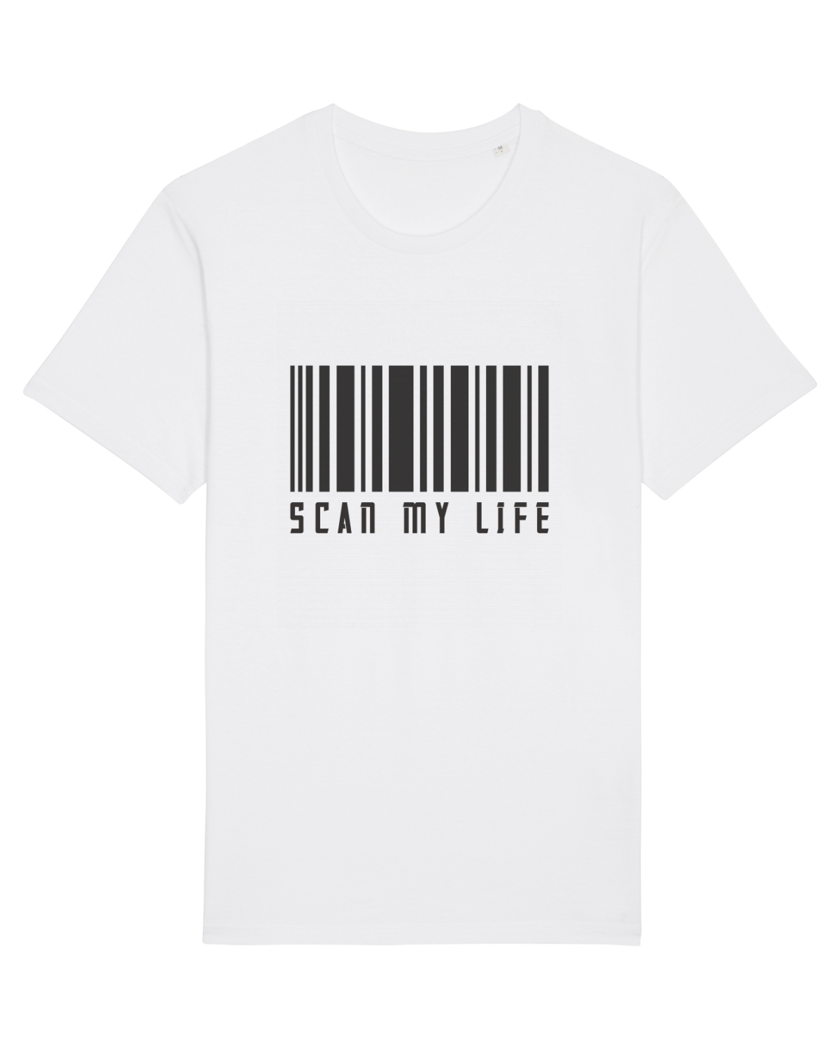 Tricou mânecă scurtă Unisex Rocker White