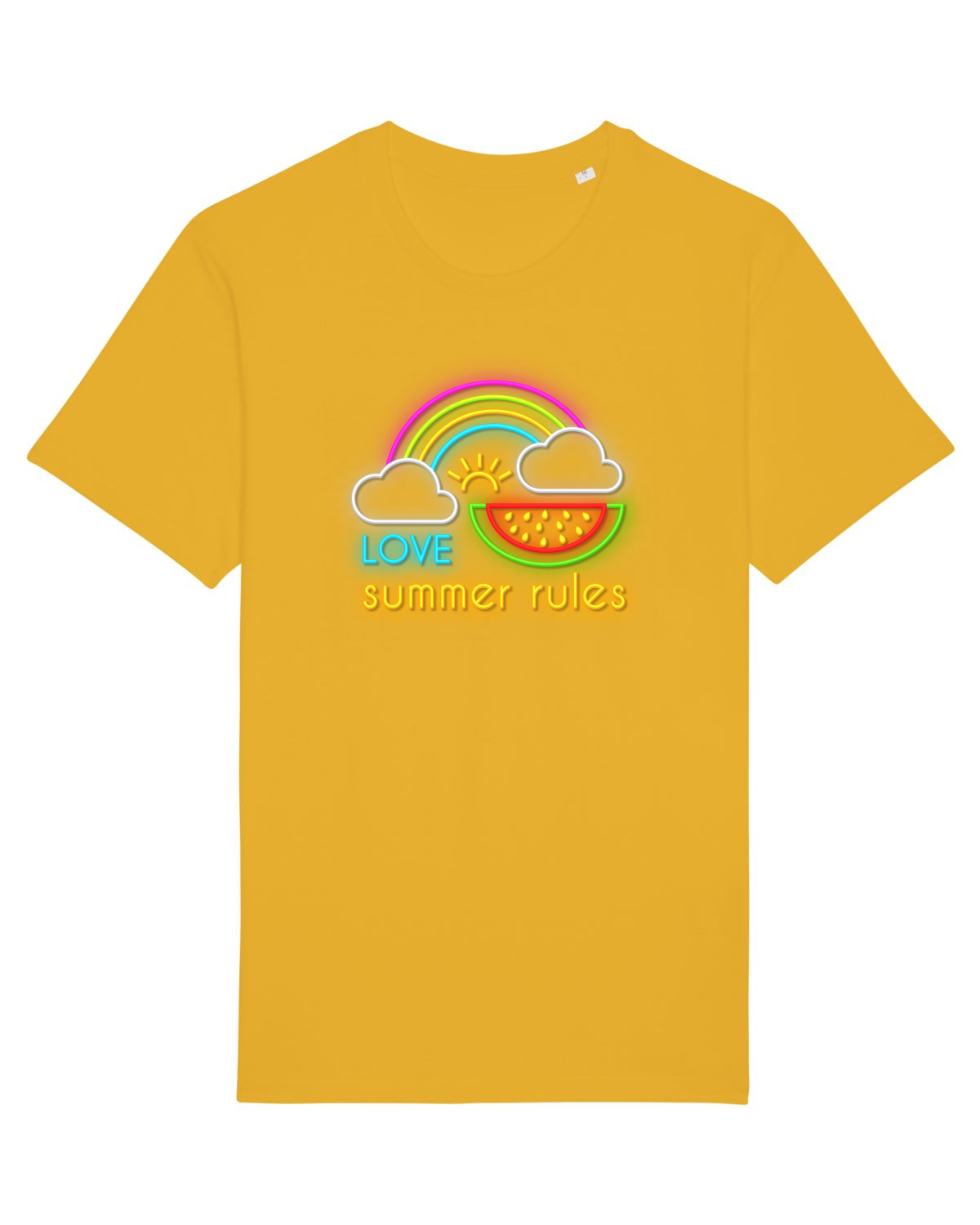 Tricou mânecă scurtă Unisex Rocker Spectra Yellow