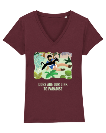 My dog is my best friend 5 Burgundy