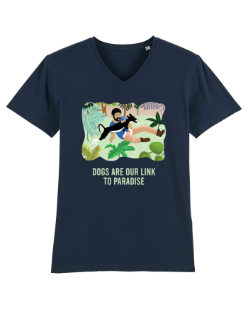 My dog is my best friend 5 French Navy