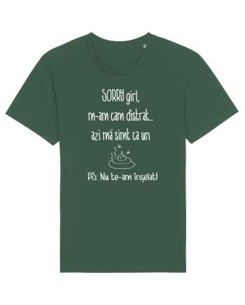 Tricou de scuze  semivionovat Bottle Green
