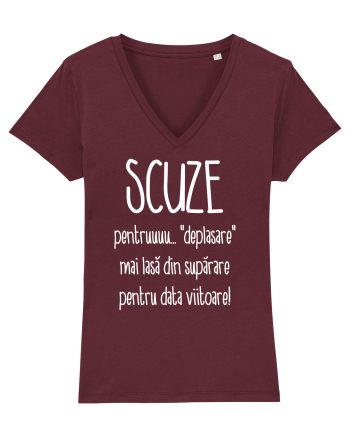 Tricou de scuze pentru recidivisti Burgundy