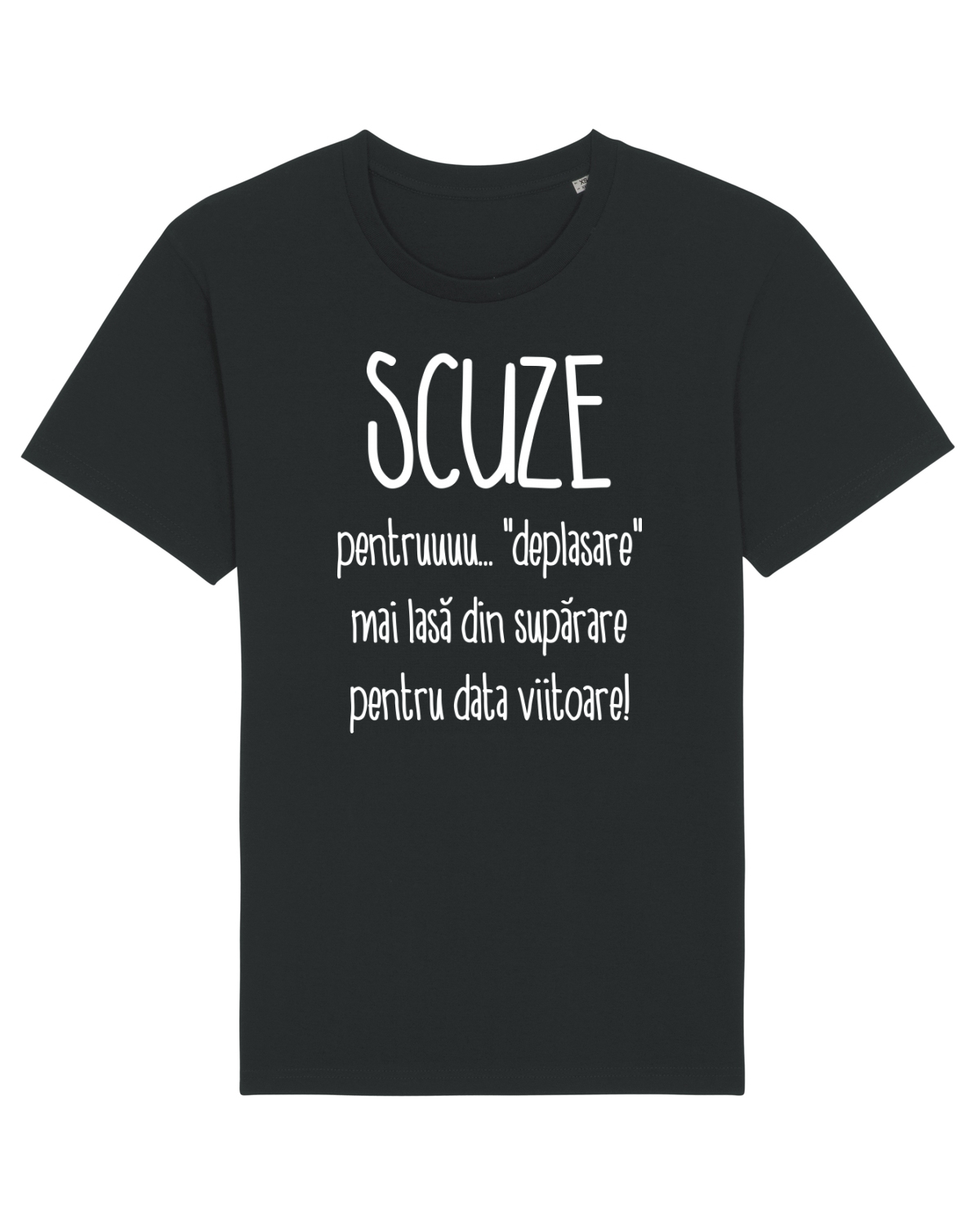 Tricou mânecă scurtă Unisex Rocker Black