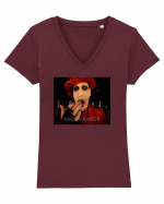 marilyn manson greets with love Tricou mânecă scurtă guler V Damă Evoker