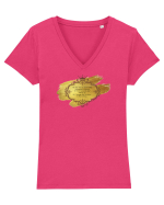 Best Time for Coffee Tricou mânecă scurtă guler V Damă Evoker