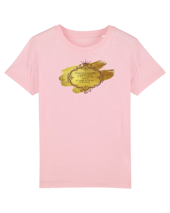 Best Time for Coffee Cotton Pink