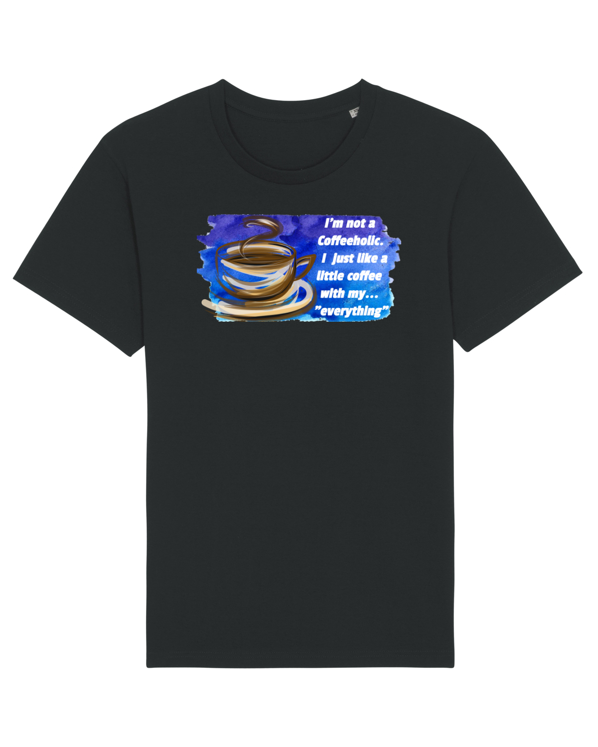 Tricou mânecă scurtă Unisex Rocker Black
