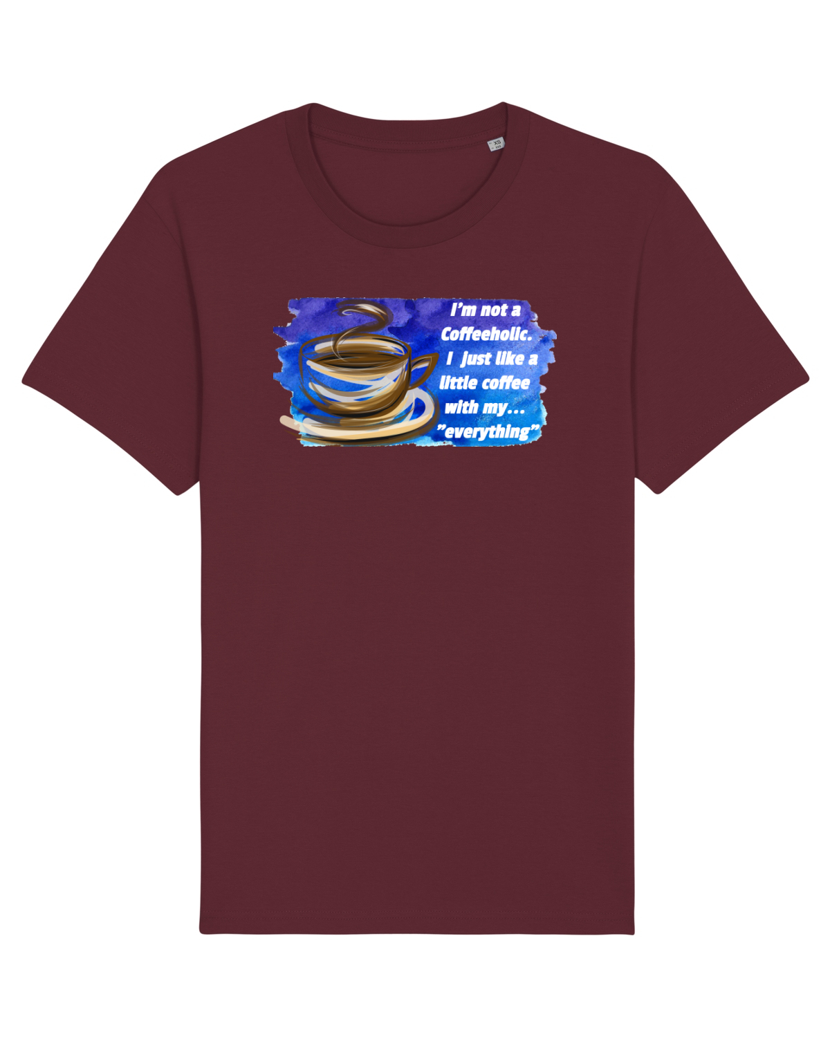 Tricou mânecă scurtă Unisex Rocker Burgundy