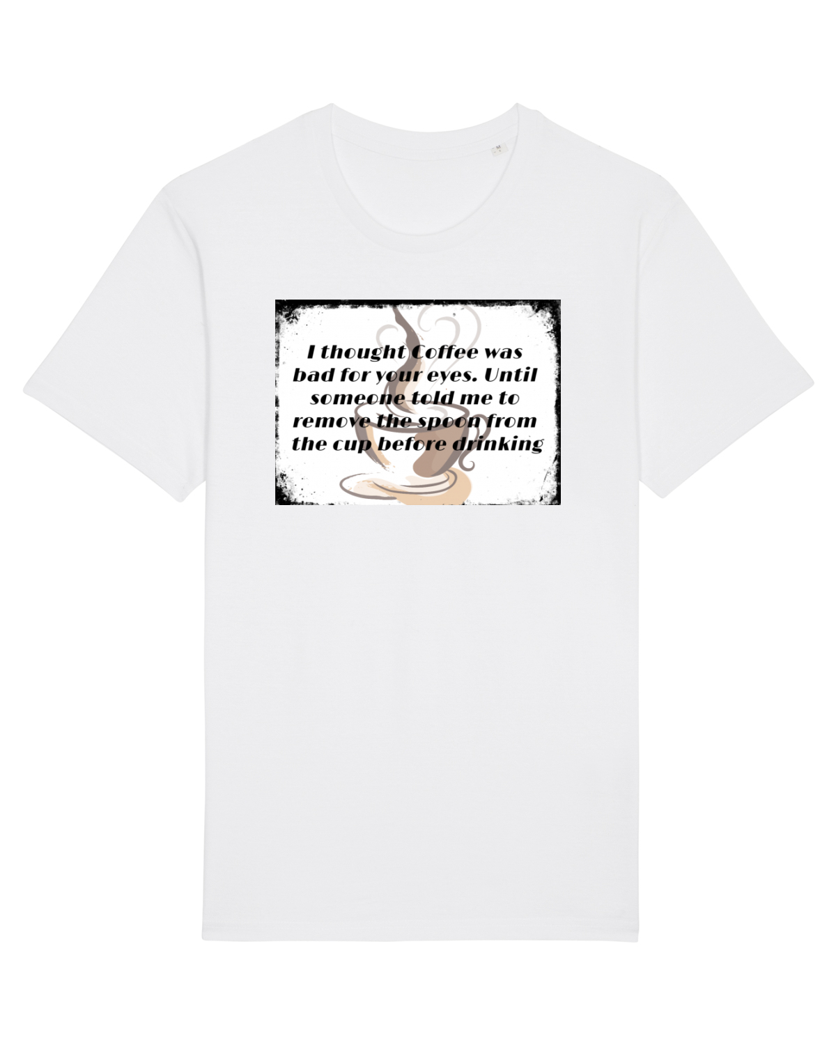 Tricou mânecă scurtă Unisex Rocker White