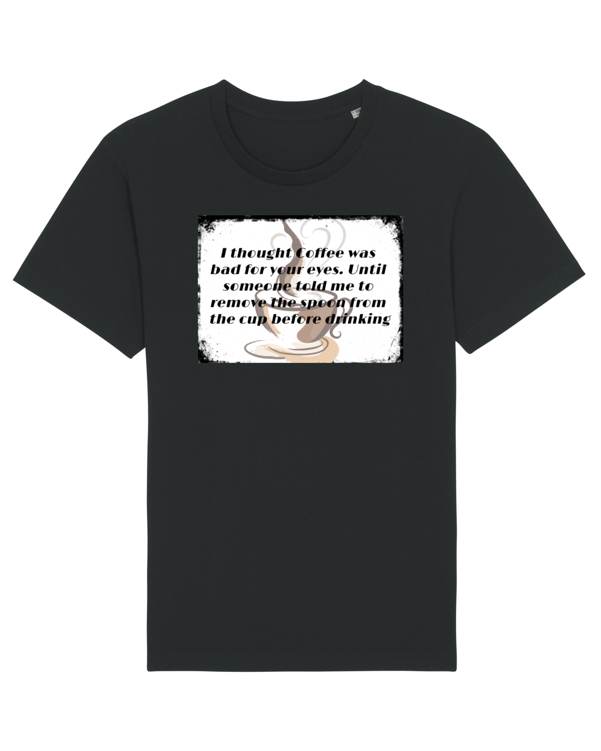 Tricou mânecă scurtă Unisex Rocker Black