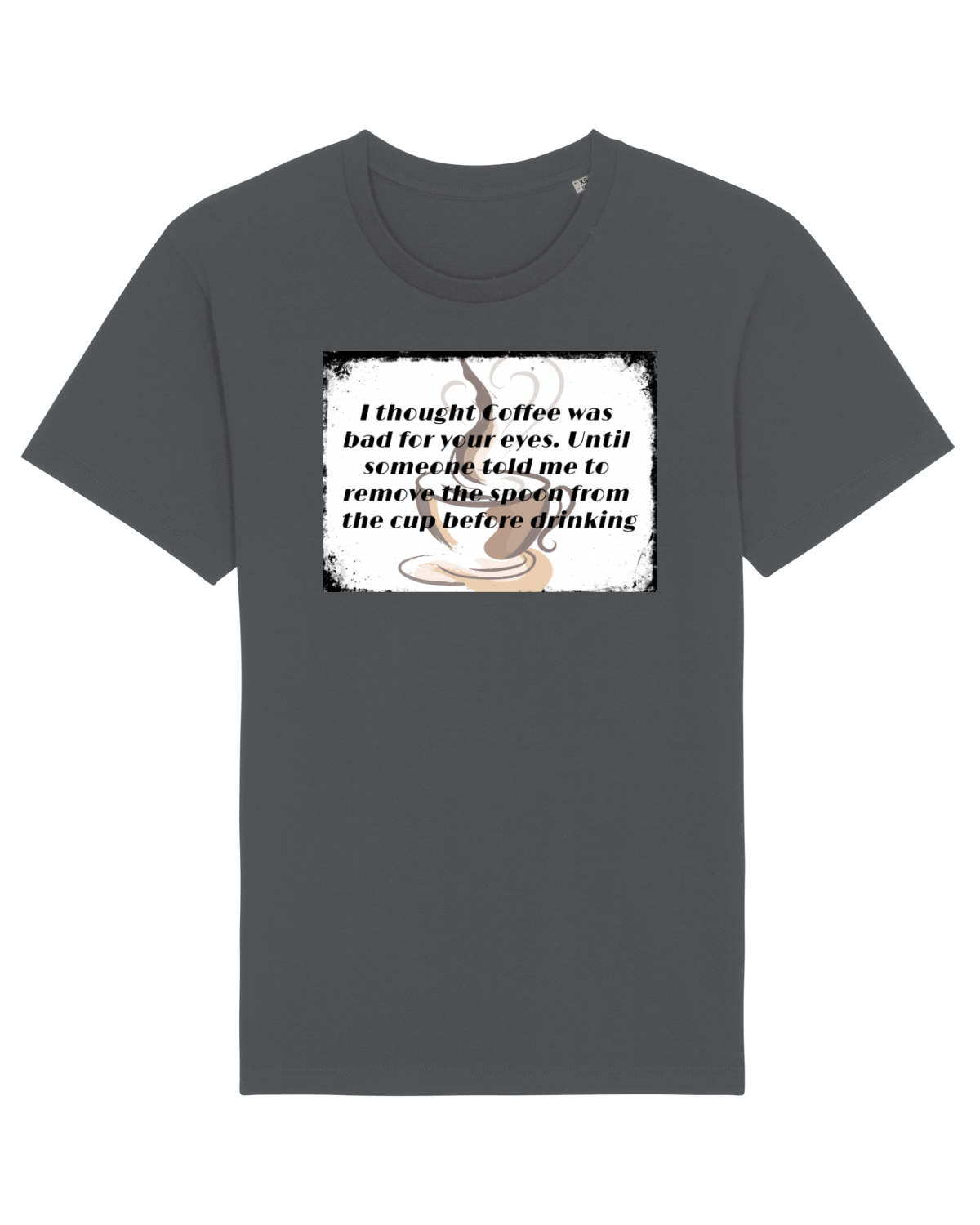 Tricou mânecă scurtă Unisex Rocker Anthracite